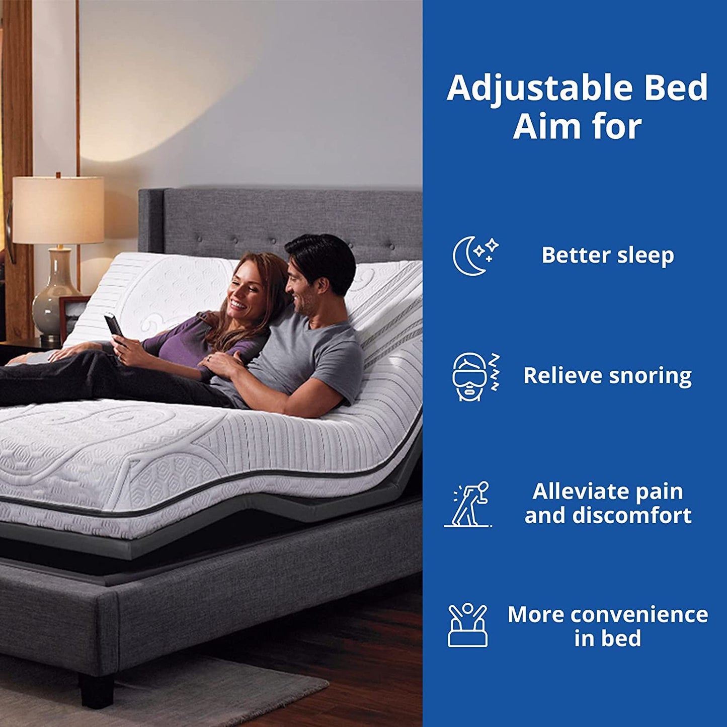 INFINITY ELITE ADJUSTABLE SMART BASE WITH 12" Neve ActivAir™ Mattress